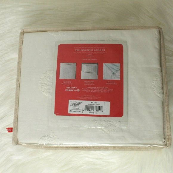 Opalhouse Textured Dot Pom Pom Duvet Cover Set - Picture 4 of 4